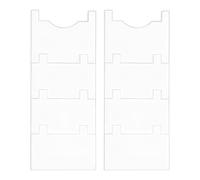 Generico Anti Scivolamento Divano | 2 Set Fermo Mobile Trasparente Acrilico | Bloccascivolo Testiera - Per Divano Sofa Tavolo Armadio Testiera Ufficio Domestico Appartamento Dormitorio