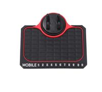 Generico Anti-Slip Mat Phone Holder, 360 Degree Rotating Dash Pad, 8.27x5.71 Inches, Compact Sticky Storage Mat, Red/Blue Multifunction Dashboard, Car Accessories for Automobile