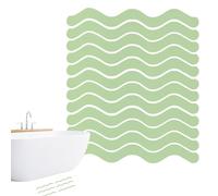 Generico Anti Slip Shower Stickers, Bathroom Luminous Adhesive Strip, Waterproof S Shaped Anti-Slip Tape, Safety Grip, Set of Strips, Ideal for Bathtub, Floor, Silicone