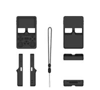 Generico antideslizante controlador de la piel para R36S PLUS, gel de silicona suave cubierta protectora (Nero)