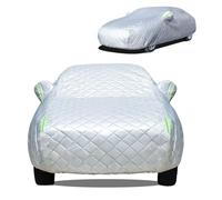 Generico Antigrandine Telo Copriauto per Dacia Spring 2021-2024, Telo Grandine AutoImbottito Copriauto da Grandine Impermeabile e Traspirante Morbida e AntiGraffio(Silver)