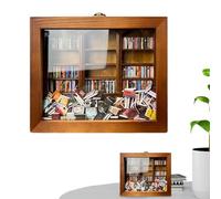 Generico antistress da scaffale, da scuotimento da scaffale, per piccola in legno, Vetrina per libri in miniatura, vetrina per piccoli libri per bambini, uomini