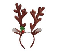 Genérico Antler Headbands - 3D Comfortable Fit, Animal Ears Headband, Elk Antlers, Headbands Animal Ears Hairband | Christmas Hair Accessories for Women Reindeer Anntlers Headband Deer Antlers