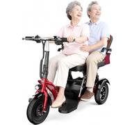 Generico Anziani Scooter da Viaggio Mobilità per Scooter 3 Ruote con Caricabatterie E Cestino con Sedile Comodo per Adulti Anziani Disabili Dispositivo