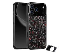 Generico Apexcarbon Forged Phone Case for iPhone 17 Pro Max - Ultra-Slim, Anti-Scratch, Shockproof with Magnetic All-Inclusive Protection & Caseless Touch Feel (17,Red)