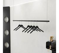 Generico Appendiabiti da soffitto Regolabili in Altezza, scaffale espositivo in Metallo per Abiti da Vendita al Dettaglio, Asta Porta Abiti da Sposa, Appendiabiti Commerciali
