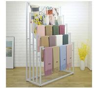 Generico Appendiabiti e Organizer Multiuso da Pavimento per Sciarpe - Porta Cravatte da Armadio, Porta Cinture e Pantaloni, Supporto per Accessori da Vendita al Dettaglio per Scialli, Sciarpe, asciug