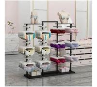 Generico Appendiabiti per Biancheria Intima, espositore Indipendente per Abbigliamento Intimo, scaffali Commerciali per Calzini, Reggiseni, Mutandine e Sciarpe