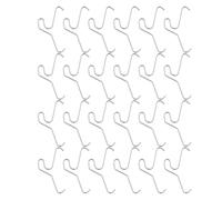 Generico Appendini Per | 24 Pezzi Acciaio Inossidabile Senza Foratura Appendini Per Quadri Da Esterno,Ganci E Morsetti Per Decorazione Parete In - Per Corone Piante Ghirlande Immagini