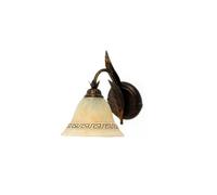 Generico Applique classico in ferro battuto 1 luce Forgiato per salotto, soggiorno, sala da pranzo, ingresso, corridoio, camera da letto,