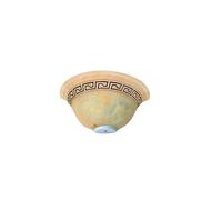 Generico Applique classico in vetro marmo 1 luce Forgiato d.30 mezzaluna per salotto, soggiorno, sala da pranzo, ingresso, corridoio, camera da letto,