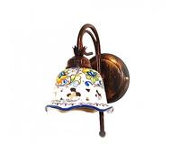 Generico APPLIQUE CLASSICO RUSTICO IN CERAMICA SICILIANA 1 LUCE COLL. FIORE