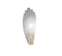 Generico Applique da parete classico in vetro di murano graniglia cristallo 1 luce DP008 per salotto, soggiorno, sala da pranzo, cameretta, ingresso, corridoio, camera da letto.