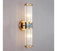 Generico Applique da parete decorativa moderna Compatible with interni, applique cilindriche, illuminazione su e giù, lampade Art Déco dorate compatibili con il soggiorno,lampadario