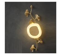 Generico Applique da Parete in Rame dal Design Artistico, compatibili con Soggiorno e Camera da Letto, Applique murali a LED intercambiabili in Oro,per la Scala d'ingresso