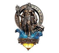 Genérico Applique da parete per interni, statuetta in resina, Dio greco antico, applique retrò, per casa, soggiorno, camera da , corridoio, ingresso