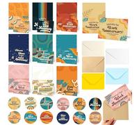 Generico Appreciation Cards for Coworkers,10 Pieces Work Cards Set for Employee Appreciation | Encouraging Inspirational Stationery with Envelopes Notes for Offices Work Teacher Staff Students Home