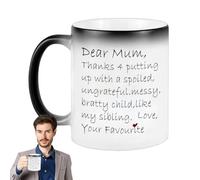 Generico Appreciation Drinkware - Heat Sensitive Tea Container, Stylish Beverage Holder, Sentimental Keepsake Item | Elegant Kitchen Accessory, Personalized Celebration Supply For Beloved Parent