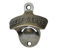 Generico Apribottiglie per Birra Vintage con Montaggio a Parete. Apribotti