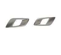 Generico apriporta auto interno 2 pezzi Maniglia interna per portiera auto grigio argento sinistra destra per Ford Ranger parti(2pcs LR Matte)