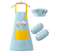 Generico Aprons For Kids, Paint Apron For Kids, Adjustable Coat Craft For Ages 2-12 Baking Painting Cooking Mealtime Classroom Home Garden Kitchen Outdoor School Kindergarten