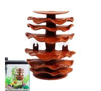 Generico Aquarium Cave Resin Suction - Sturdy Lightweight Cup Betta Habitat Ornament, Fish Shrimp Shelter Guppy, Hiding Resting Hideaway Breeding | Guppy Hiding Resting Hideaway Breeding Modern