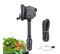 Generico Aquarium Filter Pump, 3-in-1 Adjustable Water Pump, Fish Tank Filter with Oxygenation, Silent Aquarium Water Pump, Adjustable Aquarium Pump, Fish Tank Filtration System,Aerator