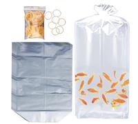 Generico Aquarium Fish Carrier | Clear Transport Pouches | Leakproof Fish Container | Aquarium Packing Pouch, Fish Shipping Pouches, Sturdy Water Bags, Clear Aquarium Packaging, Thick Fishes Carrier