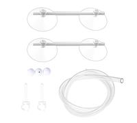 Generico Aquarium Floating Plant Corral-Flexible Silicone Barrier, Self-Leveling Feeding Ring, Duckweed & Frogbit Guard With Secure Suction | For Fish Tanks