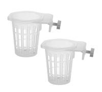 Generico Aquarium Plant Holder - 2pcs Translucent Aquarium Plant Holder, Aquatic Plants Pots | User-Friendly Aquatic Plants Pots, Portable Aquatics Plantt Cups For Aquariums Cultivation Accessories