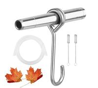 Genérico Arce Sap Tree Tap - Coperchi per alberi in acciaio inossidabile con filtraggio efficiente | Forniture di acero alimentare per alberi da cortile, kit di taping sicuro e