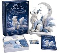 Generico Arctic Winter Guardians DIY Patchwork Kit, Felt Animal Sewing Kit for Beginners, 3D Stuffed Animals Mythical Creature, Pre-Cut Handmade Craft Kit for Home Decor Creative Gift (J)