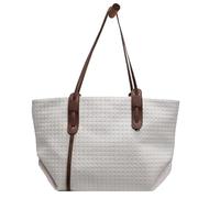 Generico Arden Weaver Tote, Large Capacity Woven Tote Bag, Retro Handbag Shoulder Bag Classic & Versatile (Beige)