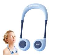 Genérico Aria Condizionata Portatile | Ventilatore da Collo Senza Pale Rinfrescante USB | Dispositivo Di Raffreddamento Per Ufficio Auto Aula Spostamenti Quotidiani Viaggi In Spiaggia