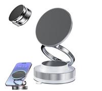 Generico Ariseputup Phone Holder, 360° Adjustable Vacuum Magnetic Phone Holder, Multi Function Anti Slip Car Matt, Magnetic Suction Cup Cell Holders for Your Car/Gym/Mirror (White)