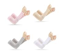 Generico Arm Sleeves,Cooling UV Sun Protection Sports Compression for Men/Women UPF 50+ to Cover Arms Sports Compression Covers (4pc E,Straight)