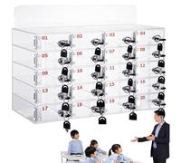 Generico Armadietto a Muro in Acrilico per cellulari con 30 Scomparti, Ideale per aule e uffici, per Una Soluzione di archiviazione sicura del Telefono, 25 (40)