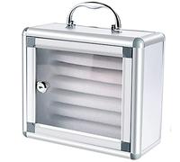 Generico Armadietto per Cellulare, Scatola Porta Cellulare in Acrilico, Supporto per Cellulare da scrivania, Scatola Porta Cellulare da Parete con Serratura, Rivestimento Interno Morbido, Design Port