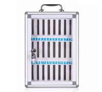 Generico Armadietto per cellulari, Contenitore per cellulari in Acrilico, Supporto per cellulari da scrivania, armadietto per cellulari - 24 posti, Prigione per cellulari a Parete con Maniglia e serr