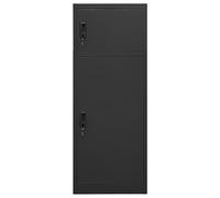 Generico Armadietto per Sella Antracite 53x53x140 cm in Acciaio,Antracite,27.44kg,339602