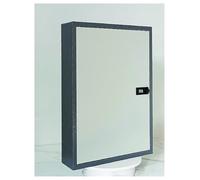 Generico Armadietto portachiavi di sicurezza da parete in acciaio, armadietto portachiavi con 42/48/50 posizioni, scatola portachiavi in metallo con targhette portachiavi ed etichette(48 bits)