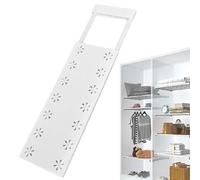 Genérico Armadio flessibile Shelf Organizer Closet Shelf Divider | Non-Slip Insert Shelving Wardrobe Dividers Separator for Cabinets Bookcases
