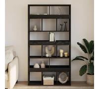 Generico Armadio per Libri Rovere Nero 100 x 33 x 187.5 cm,Scaffalature,Librerie-3345125