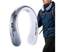Generico Around The Neck Fan - ABS 1800mAh USB Rechargeable Bladeless Fan