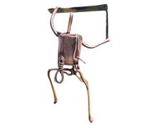 Genérico Arrampicante Nero - Metal Art Aventurer Sculpture Modern, Creative Table Top Home Accessory | Oggetto d'arte fatto a mano con lavorazione fine, elegante scultura per la vita al bar