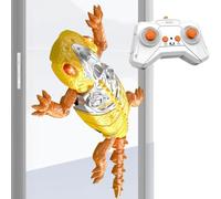 Generico Arrampicatore da Parete Robot Giocattoli Fantastici Per Bambini | Giocattolo RC Lucertola con Rotazione 360 e Occhi LED Per Bambini Casa Feste Viaggio Parete Pavimento Compleanno Natale