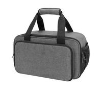 Generico Art Bag, Artist Bag, 13.98x8.66x7.09in, Large Capacity Craft Organizer, Portable Paint Holder Case with Multiple Compartments, Ideal for Travel, School, Offices, Teacher Use, Gray