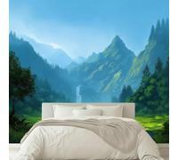 Generico Art Carta Da Parati Fotomurale Stile paesaggio Animali dinosauri Fotomurali Camera Da Letto Ufficio Soggiorno Decorazione Muro Murales 400 x 280 cm Vello Carta da parati