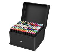 Generico Art Marker Set, Double Tip Drawing Pens, Multicolor Craft Supply, Compact t168 Colors with Brush Tips, Creative Tools for Journaling, Painting, Sketching, School and Projects
