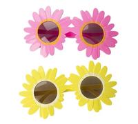 Generico Art the Clown Sunflower Glasses for Terrifier Costume, Sunflower Daisy Glasses, Adult Halloween Role Play, Multicolor (2pcs-l)